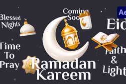 Free Download:Cute 3D Ramadan Celebration 61853214