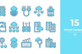 Cloud Computer Icon After Effect 46258948