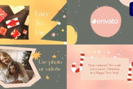 Christmas Greetings Slideshow | Premiere Pro MOGRT 42313399