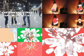 Cartoon Christmas Stuff Seamless Transitions | DaVinci Resolve 49853078