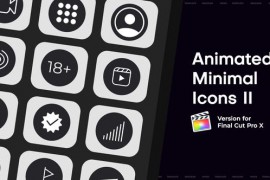 Animated Minimal Icons II | FCPX 45315710