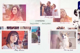 Sweet Frames Memories Slideshow for After Effects 44260884