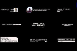 Simple Lower Thirds 46911491