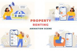 Property Renting Animation Scene 43307262