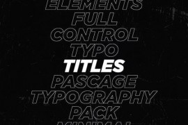 Typography Titles 2.0 | FCPX 48762418