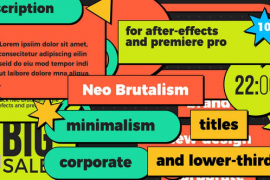 Neo Brutalism Titles | Ae & Pr 49969916