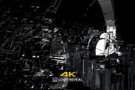 Virtual Reality Glasses 4K Logo 19257694