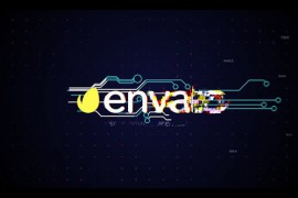 Technology Glitch Logo 20635531