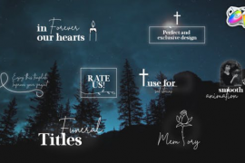 Funeral Titles for FCPX 50586962