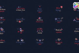 Christmas Design Titles for FCPX 48683684
