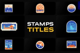 Stamps Titles | Premiere Pro 50754781