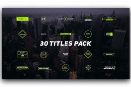30 Titles Pack | DaVinci Resolve 32558792