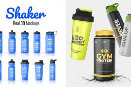 Shaker Real 3D Mockups 45589019