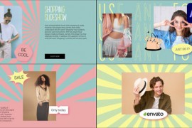 Retro Shopping Slideshow for After Effects 44755577