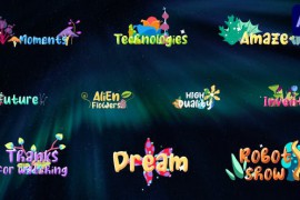 Alien Flowers Titles for After Effects 44456147