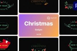 Christmas Badges for Premiere Pro Vol. 06 49538114