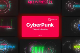 Cyberpunk Motion Titles Vol. 01 45344833