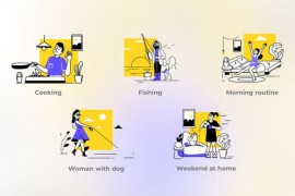 Weekend at Home - Line Concepts Yellow Accent 47888796