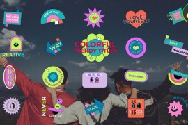 Colorful Trendy Titles for DaVinci Resolve 47027473