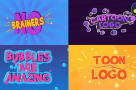 Cartoon Logo Text animations [Davinci Resolve] 45317014