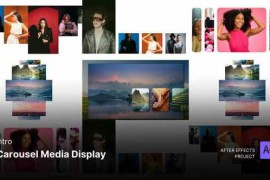 Free Download:Intro - Carousel Media Display After Effects Template 58591925