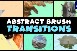 Abstract Brush Transitions | After Effects 48541405