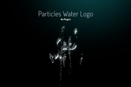 Particles Water Logo - No Plugins 44762621