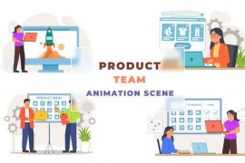 Product Team Animation Scene 43044113