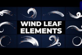 Wind Leaf Elements | Premiere Pro MOGRT 46207488