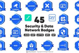 Security & Data & Network Badges 48969689
