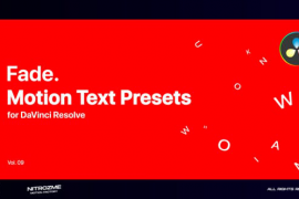 Fade Motion Text Presets Vol. 09 for DaVinci Resolve 47355580