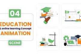 online learning Concept Illustration Animation 52797352