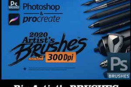 CreativeMarket – RM Artist’s Brushes (for 300 DPI) 4677776