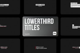 Lowerthird Titles 05 for After Effects 44283949