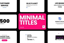 Minimal Titles 09 for Premiere Pro 45420537
