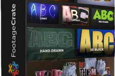 FootageCrate – Animated Typekits Collection