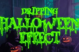 Dripping Halloween Effect 48268713