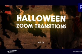 Halloween Zoom Transitions Vol. 01 for Premiere Pro 48475348