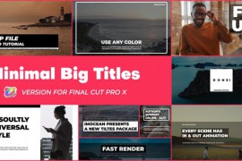 Minimal Big Titles | FCPX 44741351