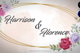 Floral & Watercolor Wedding Invitation 2.0 | MOGRT 45548357