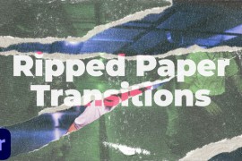Ripped Paper Transitions MOGRT 52347895