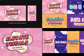Creative Typography Slides And Stories | After Effects 52680947