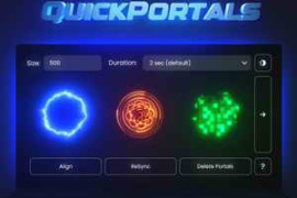Free Download:Aescripts – QuickPortals v1.1