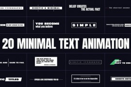 Minimal Text Animation 47221609
