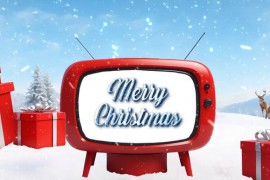 Beautiful Snowy Themed Christmas Wishes 3D Design Video Display 49920876