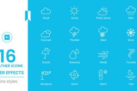Weather Icon Line pack - MORGRT 44732876