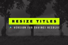 Resize Titles | DaVinci Resolve 49660213
