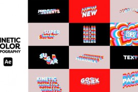 Kinetic Color Typography 44893550
