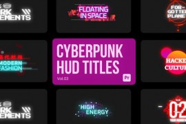 Cyberpunk Titles 03 for Premiere Pro 45038710
