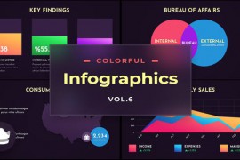 Colorful Infographics Vol.6 - After-Effects Template 52246497
